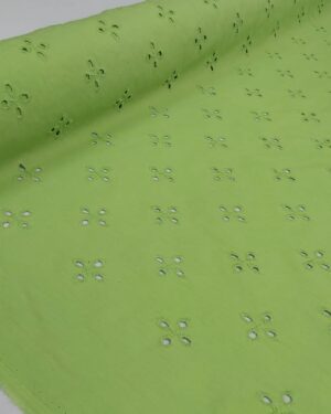Embroidered Cotton-Lime-General