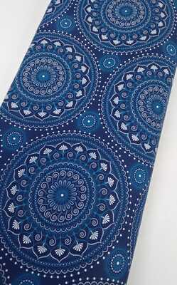 XYX A12 3 Cats Shweshwe Fabric-2256-Cats Shweshwe