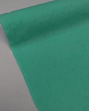 Embroidered Cotton-Mint-General