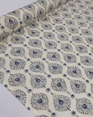 Batik Inspired Prints-100% Cotton Fabric-003-Beig