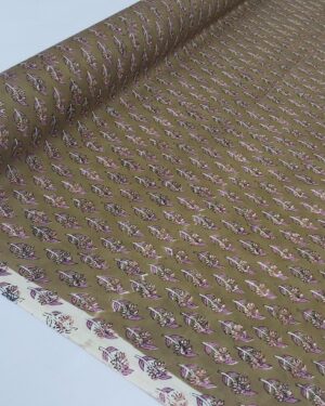 Batik Inspired Prints-100% Cotton Fabric-006-Olive