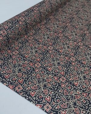 Batik Inspired Prints-100% Cotton Fabric-007-Coffee