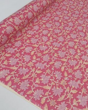 Batik Inspired Prints-100% Cotton Fabric-009-Fuschia