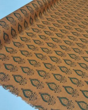 Batik Inspired Prints-100% Cotton Fabric-011-Gold