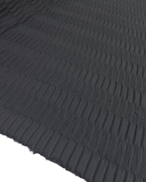 Bubble Pleated Ceruti-Black