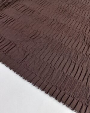 Bubble Pleated Ceruti-Brown