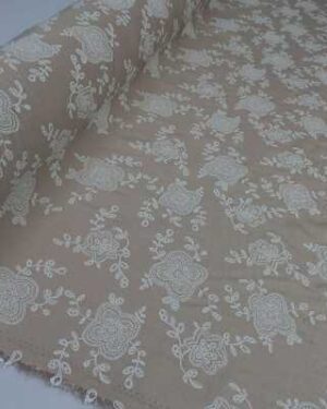 CAPRI LINEN LOOK PUFF FLORAL-SMOKE GREY-GENERAL