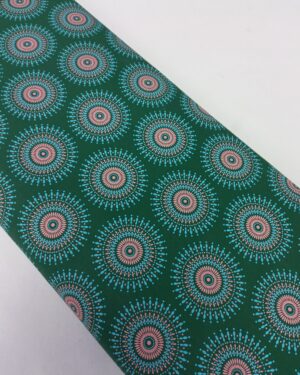 Authentic 3 Cats Shweshwe Fabric by Da Gama Textiles with traditional South African printed cotton design
